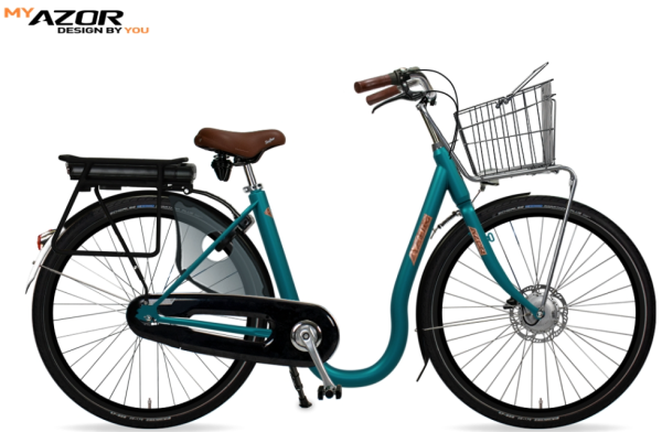 Elektro Oma Rad Tiefeinstieg, 28 Zoll, konfigurierbar braun